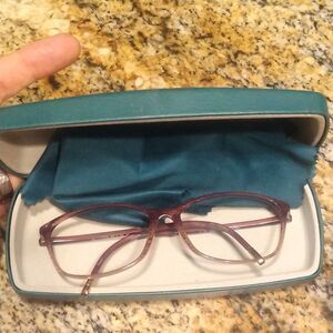 Silhouette Eyeglasses SPX 1563 10 6053 Striped Blush Frame Austria 53[]14 130
